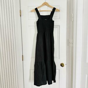 Everlane black maxi dress, size 4